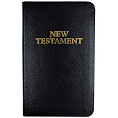 Black Pocket New Testament Bible