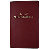Burgundy Pocket New Testament Bible
