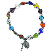 Colored Hearts Bracelet