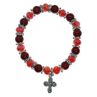 Red Glass Bracelet