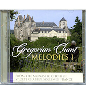 Gregorian Melodies Gregorian Chant CD