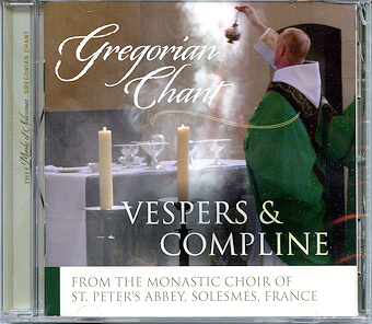 Vespers & Compline Gregorian Chant CD