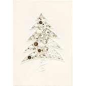 Silver Tree Christmas Card