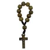 Brown 1 Decade Corded Rosary