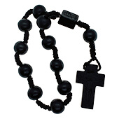 Black 1 Decade Corded Rosary