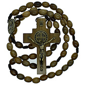 Brown St. Benedict Corded Rosary