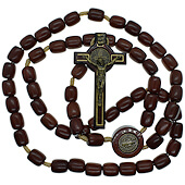 Cherry St. Benedict Corded Rosary