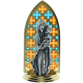 Madonna Stained Glass Figurine