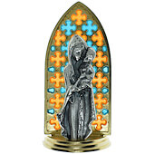 Madonna Stained Glass Figurine