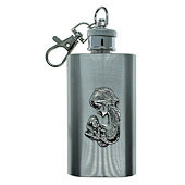 Madonna Steel Holy Water Flask