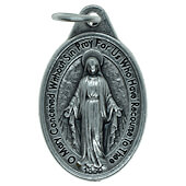 1 Inch Silver Miraculous Medal