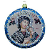 Our Lady of Perpetual Help Christmas Ornament