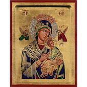 Perpetual Help 7 Inch Painted Icon