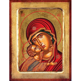 Tenderness 12 Inch Painted Icon