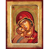 Tenderness 12 Inch Painted Icon