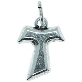 Silver Tau Pendant Cross