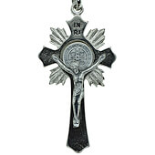 2 Inch Radiance St. Benedict Pendant Crucifix