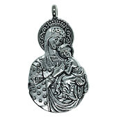 Bronze Madonna Pendant