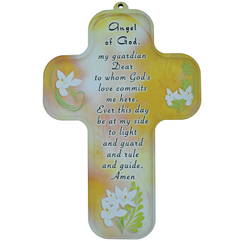 Angel Prayer Picture Cross