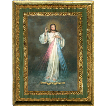 8 1/4 Inch Divine Mercy Plaque