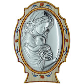 Madonna Silver Plaque