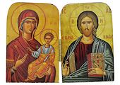 Healer/Pantocrator Diptych Printed Icon