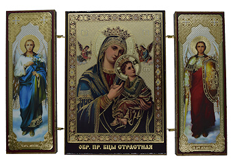 Perpetual Help Triptych Printed Icon