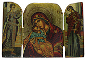 Sweet Kisser Triptych Printed Icon