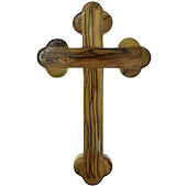 7 Inch Holy Land Olive Wood Wall Cross