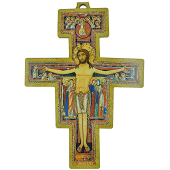 3 Inch San Damiano Crucifix