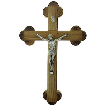 Holy Land Olive Wood Crucifix